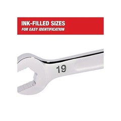 Milwaukee Tool 48-22-9506 Metric Ratcheting Combination Wrench Set, 7-Piece
