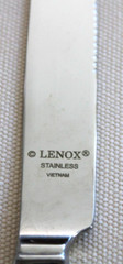 4 Lenox ABILENE Serrated Steak Dinner Knives Stainless Vietnam 9-1/2″ Long-EUC