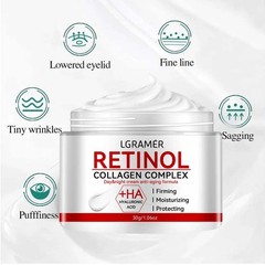 Retinol Lifting Firming Cream – Collagen Anti-Aging Moisturizer for Wrinkles & B