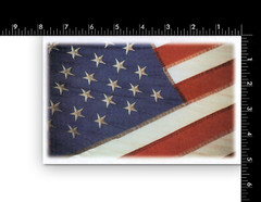 Simple ANYTIME Blank Inside Card, American Flag by Premium Greetings + Envelope