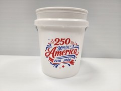 America 250 Mini Bucket Available in Red, White, Blue 9 Different Logos Lowe’s