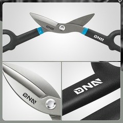 Heavy Duty Carbon Steel Straight Cut Tin Tinman Snip Sheet Metal Shears Scissors