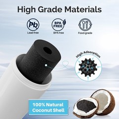 ICEPURE RWF0900A Fit For WRX735SDHZ Filter4 WRF555SDFZ09 9006 Water Filter 4Pack