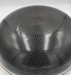 HexClad 14″ WOK with Stainless Steel LID 14-Inch 14 Hybrid Nonstick -Used Good