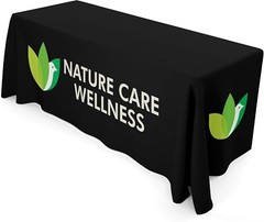 Customized Rectangle Tablecloth with Logo Personalized Table Cloth for Events