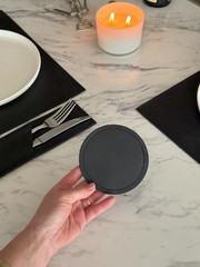 Leather Placemat Set | Rustic Handmade Table Mat | Coasters & Cutlery Holder