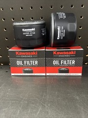 (2) OIL FILTERS, OEM KAWASAKI 49065-0736 (49065-0721, 49065-7007), AM119567