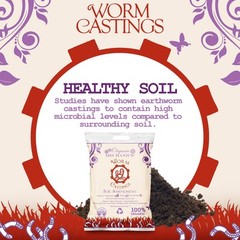 Organic Mechanics Worm Castings Soil Amendment, 5lb