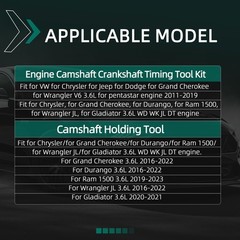 Riyhch for 3.6 Pentastar Timing Tool Kit, Camshaft Phaser Chain…