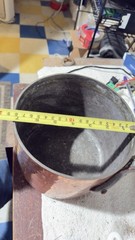 Heavy Thick 6lb French Hammered Copper Pot