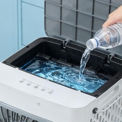 3-in-1 Portable Evaporative Air Cooler 32L Water Tank 3-Speed Swamp Cooler Fan
