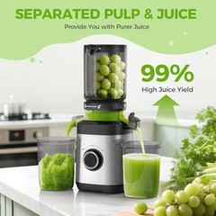 350W Cold Press Juicer Slow Masticating Machine Whole Fruit Vegetable Extractor