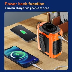 Portable Waist Fan Clip On 10000mAh Rechargeable Personal Cooling Neck Shirt Fan
