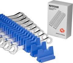 Blue Wrench Holder Rack – 80PCS Tool Drawer Storage