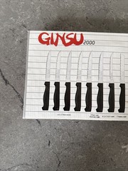 Vtg Ginsu 2000 10 Piece Gourmet Cutlery Knife Set As Seen On TV Open Box