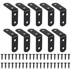 1.5″ L-Shaped Bracket Corner Brace Stainless Steel Bracket Right Angle+Screw Lot