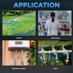 High-Temp Silicone Tubing, 8mm ID x 10mm OD, 3.3ft for Home Brewing & Aquaponics