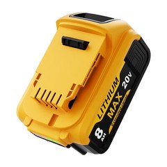2Pack For DeWalt 20V 20 Volt Max 8.0AH Lithium Ion Battery DCB206 DCB205 DCB204