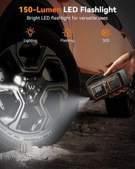WOLFBOX Tire Inflator Air Compressor 150 PSI Portable Air Pump for Car Tires