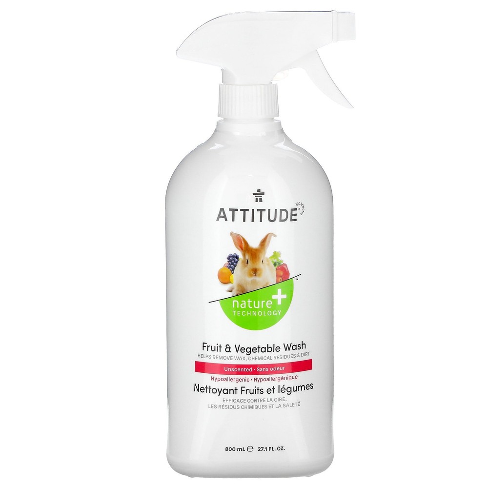 Fruit & Vegetable Wash, Unscented, 27.1 fl oz (800 ml)
