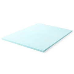 Lucid 2″ Cooling Gel with Aloe Plush Memory Foam Twin Mattress Topper Premium