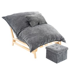 Docred Oversized 49.4″ Wide Chaise Lounge & Recliner Chair for Ultimate Comfort.