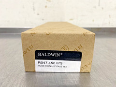 Baldwin ROSE-9.8IN HLF PASS 452, R047.452.IPS Single Passage Rose Antique Nickel