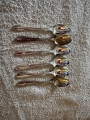 Wm A Rogers 72pc Nickel Silver Japan Flatware Wheat/Feather pattern Nakazato