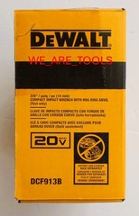 Dewalt DCF913B 20V Max 3/8″ Compact Brushless Impact Wrench with Hog Ring Anvil