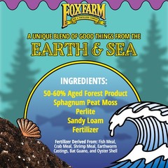 FoxFarm Ocean Forest Potting Soil, 12-Quart- Pack of 3