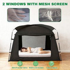 Privacy Bed Tent Sleeping Dream Space Canopy Breathable Shelter for Adults Kids