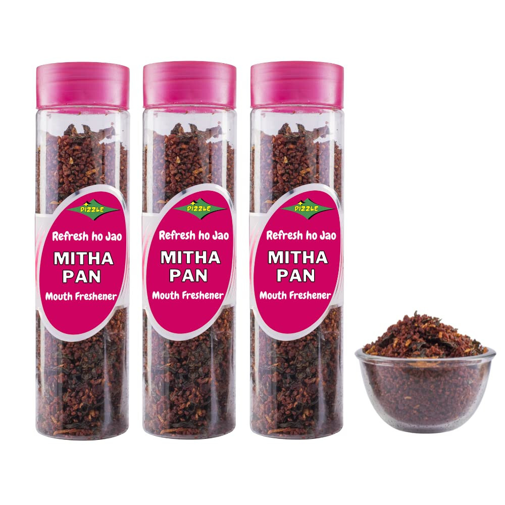 Dizzle Mitha Paan-140-MT Pack of 3 | Mitha Paan Mukhwas | After Meal Digestives