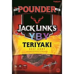 4 Packs Jack Link’s Teriyaki Beef Jerky 16 oz Each Pack, Totla 4 lbs