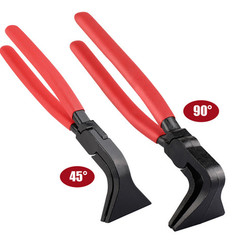1pc Hand Seamer Sheet Metal Tools, Carbon Steel Bending Pliers 45° / 90°