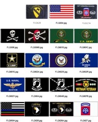 3′ x 5′ Flag Army/Navy/Seebee/Aviation/POW/MIA/VIETNAM VETERAN/82 101 Airborne