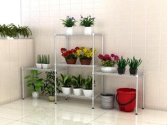 5-Tier Metal Wire Rack Free Standing Shelving Unit Adjustable Heavy Duty Storage