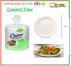 Chinet Classic White 10-3/8″ Dinner Plates (165 ct.) FREE SHIPPING