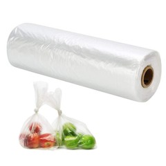 4 Rolls 12″x20″ Plastic Produce Bag on a Roll Clear Food Vegetable Storage Bags