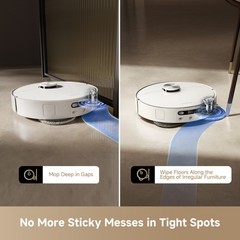 DREAME L40s Ultra AE White Robot Vacuum 19kPa Suction｜Certified Refurbished