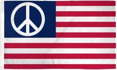 US Peace Sign Flag United States America USA 3×5 ft American Anti-war Pacifist