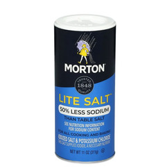 (3 pack) Morton Lite Salt Low Sodium Salt Alternative 11 oz