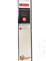 Delta 24 in. Wall Mount Towel Bar Bath Hardware Champagne Bronze