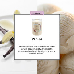 Mainstays vanilla scented single-Wick Large Glass Jar candle 20 oz…
