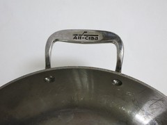 All-Clad 13 Inch Frying Sauté Skillet Pan, Stainless Steel No Lid
