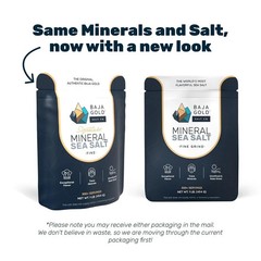 Baja Gold Mineral Sea Salt, Fine Grind, 1 Lb. Bag