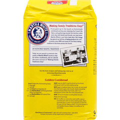 (2 pack) Martha White Self Rising Yellow Corn Meal Mix with Hot Rize, 5 Lb Bag