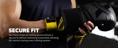 Gel Boxing Hand Wraps Inner Gloves for Men & Women, 80cm Quick Wrist Straps,