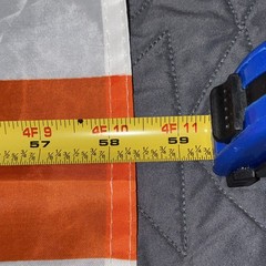 Tennessee Volunteers Orange & White Nylon Flag w/ Grommets 35 x 58 in