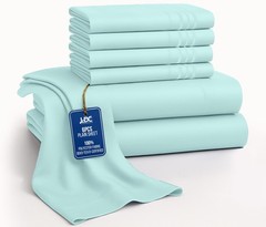 Bed Sheet Set 6 Piece Bedding Comfort Microfiber Deep Pocket 1800 Series Sheets