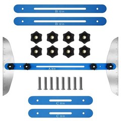 HFS(R) Stair Tread Template Tool for Stairs, Risers, Shelves, 11.4″- 60.7″